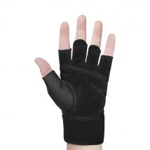Harbinger - Gants de Musculation Training grip wrist wrap 2.0 - L - Noir - Fitadium
