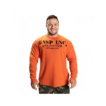 Camisola Térmica De Ginástica Laranja Xl - Manga Comprida Para Homem