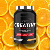 Creatine Hardcore 1,5kg - Poudre Goût Orange - Superset Nutrition - Fitadium