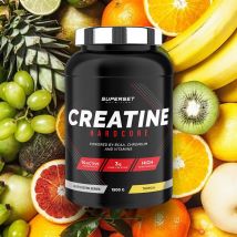 Creatine Hardcore 1,5kg - Poudre Goût Tropical - Superset Nutrition - Fitadium