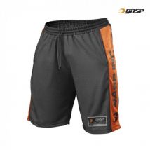 N01 Mesh Short - Schwarz-orange Xl - Shorts Herren