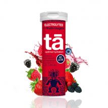 Tā Energy - Electrolytes Optimal Hydration 12 Tabs - Liquide Goût Fruits rouges + caféine - Fitadium