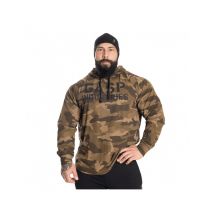Thermal Hoodie Green Camo Print L - Kapuzenpullover Männer