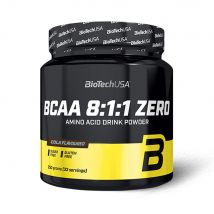 Biotech USA - BCAA & acides aminés Bcaa 8:1:1 zero (250g) - Fitadium