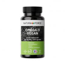 Natura Force - Acides gras essentiels Oméga 3 vegan (60 caps) - Fitadium