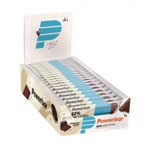 PowerBar - Boîte Protein Plus Bar 52% 20x50g - Aliment Goût Cookies & Cream - Fitadium