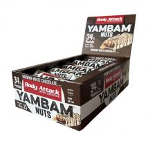 Body Attack Nutrition - Nutrition Sportive Boîte yambam nuts bar (15x55g) - Fitadium