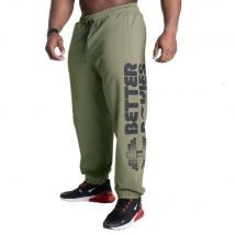 Better Bodies - Pantalons Hommes Stanton sweatpants - L - Vert - Fitadium