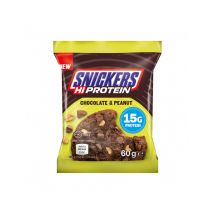Galleta Snickers Alta En Proteínas (60 G) Cacahuete Con Chocolate - Galletas Proteínicas