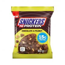 Mars Protein - Snickers High Protein Cookie 60g - Aliment Goût Chocolat Peanut - Fitadium