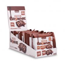 Quamtrax - Gâteaux Boîte protein brownie (10x43g) - Fitadium