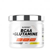 Bcaa + glutamine (420g) - Poudre - Goût: Ice Tea Citron - Superset Nutrition