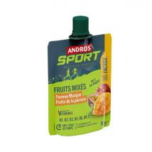 Andros Sport - Gels énergétiques Gourdes de fruits mixés vitaminées (90g) - Fitadium