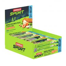 Andros Sport - Nutrition Sportive Barres protéinées (16x50g) - Fitadium