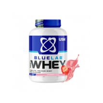 Blue Lab 100% Soro De Leite (2kg) Morango - Whey Protein
