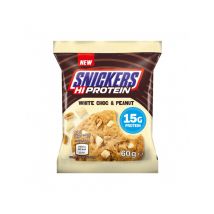 Galleta Snickers Alta En Proteínas (60 G) Chocolate Blanco Con Cacahuete - Galletas Proteínicas