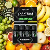 Carnitine Shot 12x60ml - Liquide Goût Tropical - Superset Nutrition - Fitadium
