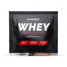 Echantillon whey hardcore (36g) - Poudre - Goût: Praliné Noisette - Superset Nutrition