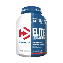 Dymatize - Elite Whey 2170g - Poudre Goût Fraise - Fitadium