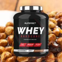 Whey Hardcore 2kg - Poudre Goût Praliné Noisette - Superset Nutrition - Fitadium
