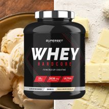 Whey Hardcore 2kg - Poudre Goût Vanille Chocolat Blanc - Superset Nutrition - Fitadium