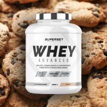 100% Whey Proteine Advanced 2kg - Poudre Goût Cookies - Superset Nutrition - Fitadium