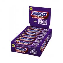 Mars Protein - Boîte Snickers Hi Protein Low Sugar Bar 12x57g - Aliment Goût Dark Chocolate - Fitadium
