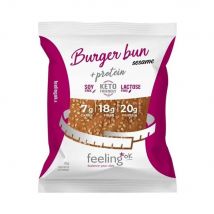 Feeling OK - Pains protéinés Burger Bun 80g - Fitadium