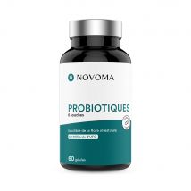 Novoma - Probiotiques et enzymes Probiotiques 60 Caps - Fitadium