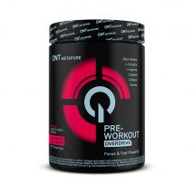 QNT - Pre Workout Overdrive 390g - Poudre Goût Cherry Lime - Fitadium