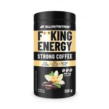 AllNutrition - Fitking Energy Strong Coffee 130g - Poudre Goût Vanille - Fitadium