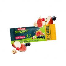 Andros sport - Barre Énergétique 40g - Aliment Goût Fruits Rouges - Fitadium