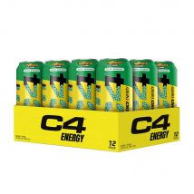Cellucor - Pack C4 Energy Drink 12x500ml - Liquide Goût Millions Apple - Fitadium