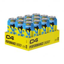 Cellucor - Pack C4 Energy Drink 12x500ml - Liquide Goût Millions Bubblegum - Fitadium