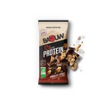 Barras De Proteínas Biológicas (50g) Chocolate Com Amendoim - Barras Proteicas