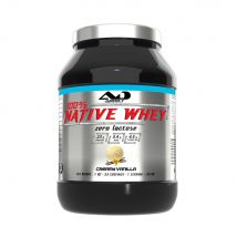 Addict Sport Nutrition - 100% Whey Native 1kg - Goût Vanille - Fitadium