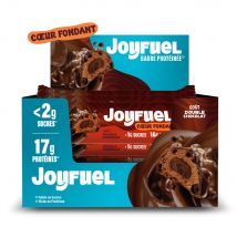 Joyfuel - Cœur Coulant 12x50g - Aliment Goût Double Chocolat - Fitadium