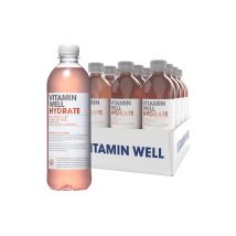 Vitamina Bem Hidratada (12x500ml) Rhubarbe Fraise - Bebidas Vitaminadas