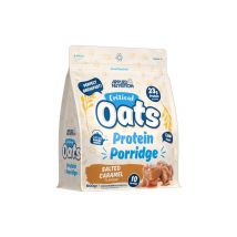 Gachas Proteicas De Avena Critical (600 G) Caramelo Salado - Copos De Avena