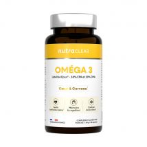 Nutraclear - Acides gras essentiels Oméga 3 Epax 90 Capsules - Fitadium