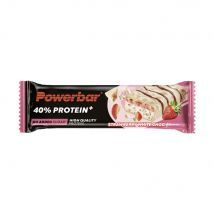 PowerBar - Protein Bar 40% + Crisps 40g - Aliment Goût white Chocolate Strawberry - Fitadium