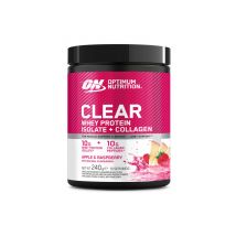 Proteína Isolada De Soro De Leite Transparente + Colagénio (240g) Maçã E Framboesa - Whey Isolate