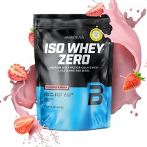 Biotech USA - Iso Whey Zero 454g - Poudre Goût Fraise - Fitadium