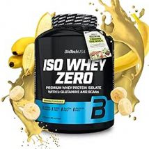 Biotech USA - Iso Whey Zero 1816g - Poudre Goût Banane - Fitadium