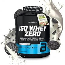 Biotech USA - Iso Whey Zero 1816g - Poudre Goût Black Biscuit - Fitadium