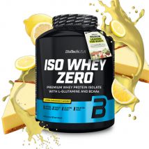 Biotech USA - Iso Whey Zero 1816g - Poudre Goût Cheesecake Citron - Fitadium