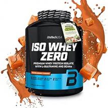 Biotech USA - Iso Whey Zero 1816g - Poudre Goût Caramel Salé - Fitadium
