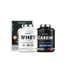 Programa De Ganho Muscular Dia E Noite Fraise Yogourt Vanille Crémeuse - Ganho De Massa Muscular