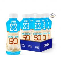 USN - Pack Trust Protein Fuel 50 6x500ml - Liquide Goût Vanille - Fitadium