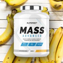 Mass Advanced 2,5kg - Poudre Goût Banana Split - Superset Nutrition - Fitadium